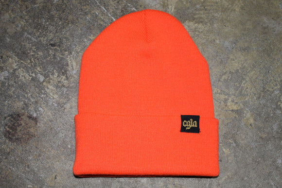 CGLA Cuffed Beanie Safety Orange