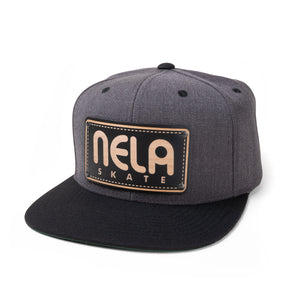 Nela Skate Charcoal Vintage Hat