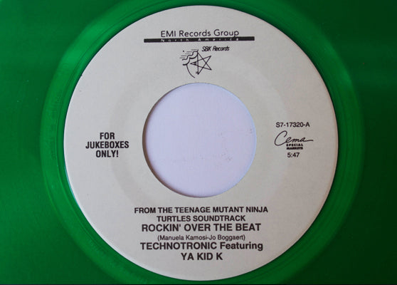 Color Vinyl From The Teenage Mutant Ninja Turtles Soundtrack