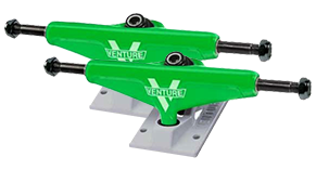 Fluorescent Green Venture Skateboard Trucks